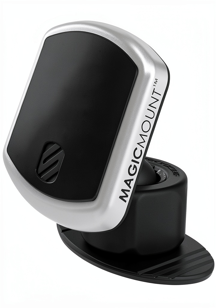 Scosche MagicMount Pro installed on a car dashboard