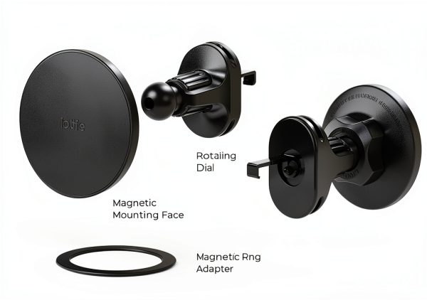 iTap 3 Magnetic Air Vent Mount Universal Phone Holder-6