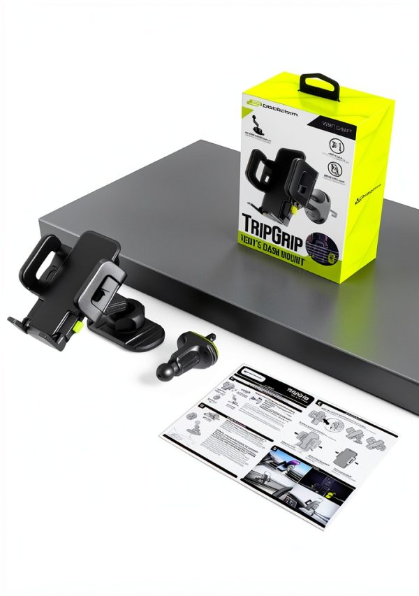 Bracketron TripGrip Vent Dash Mount 360 Rotation One Button-5