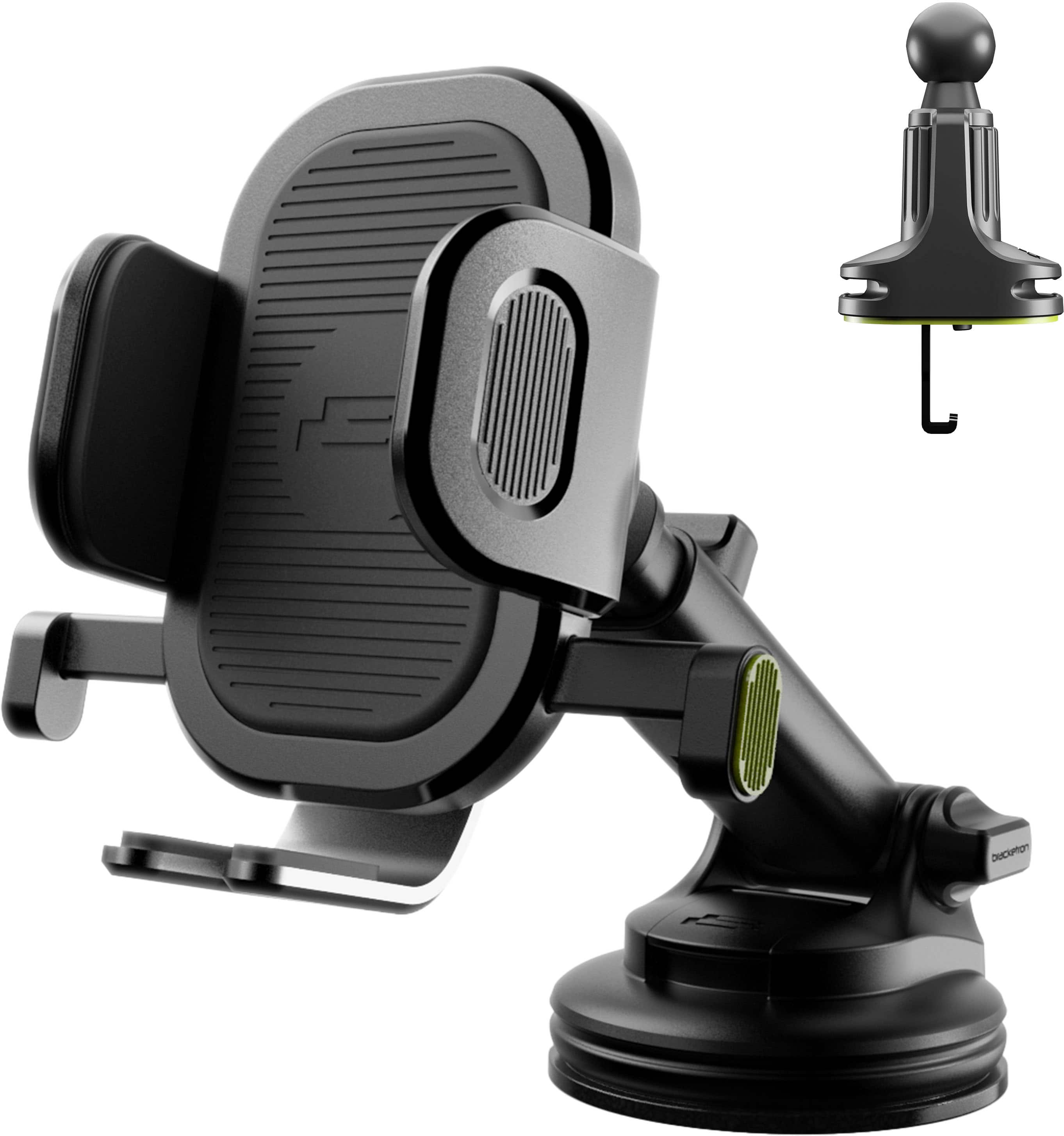 Bracketron OneClick Ext mount installed on a car vent