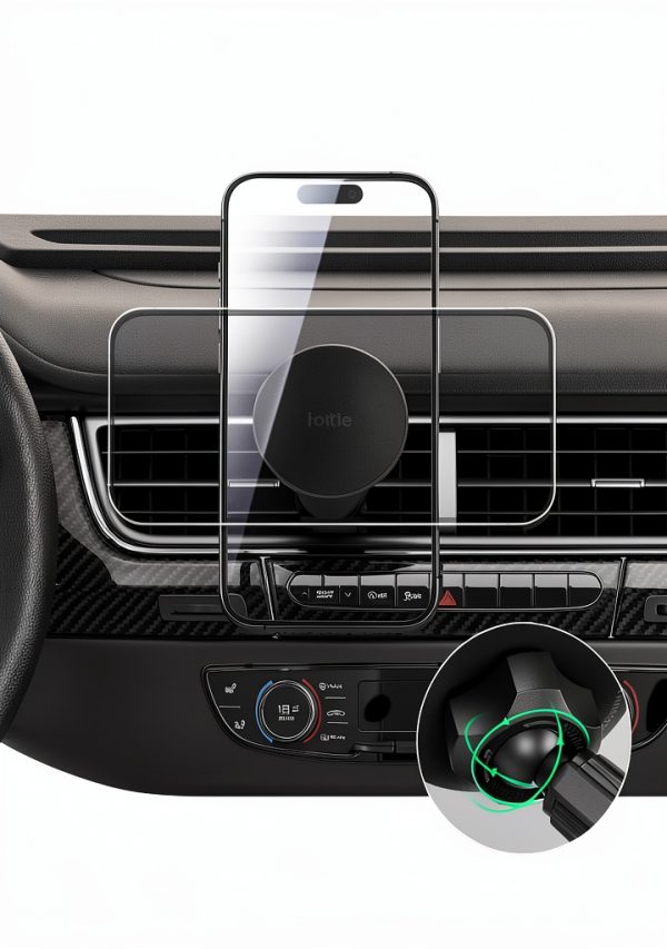iTap 3 Magnetic Air Vent Mount Universal Phone Holder-4
