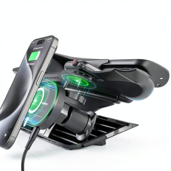 Esoulk Magnetic Wireless Car Charger 2 in 1 Fast Charging-3