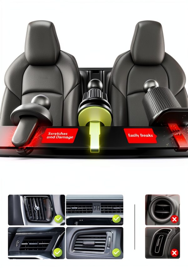 Bracketron TripGrip Vent Dash Mount 360 Rotation One Button-3