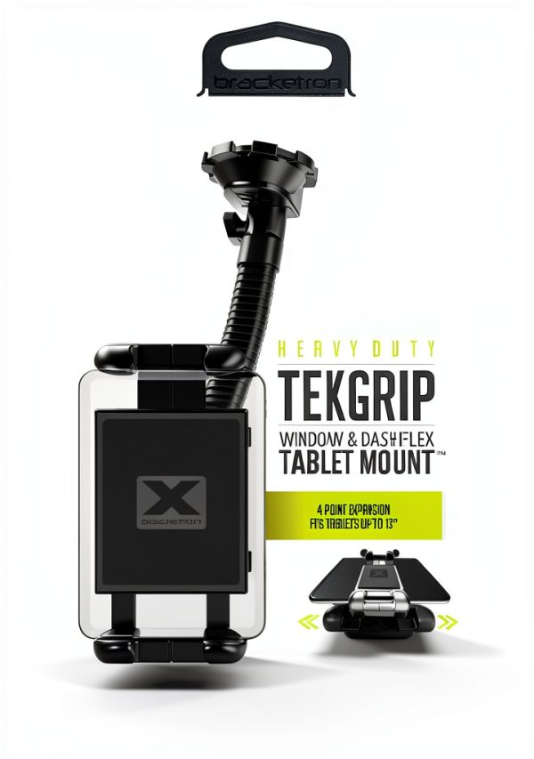 TekGrip Tablet GPS Mount Heavy Duty Flex Mount Suction-24