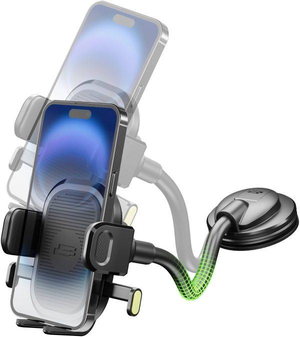 Bracketron OneClick Phone Mount Flexible 360 Rotation-11