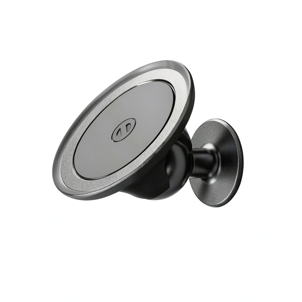 Pavo magnetic car mount attached to a car dashboard