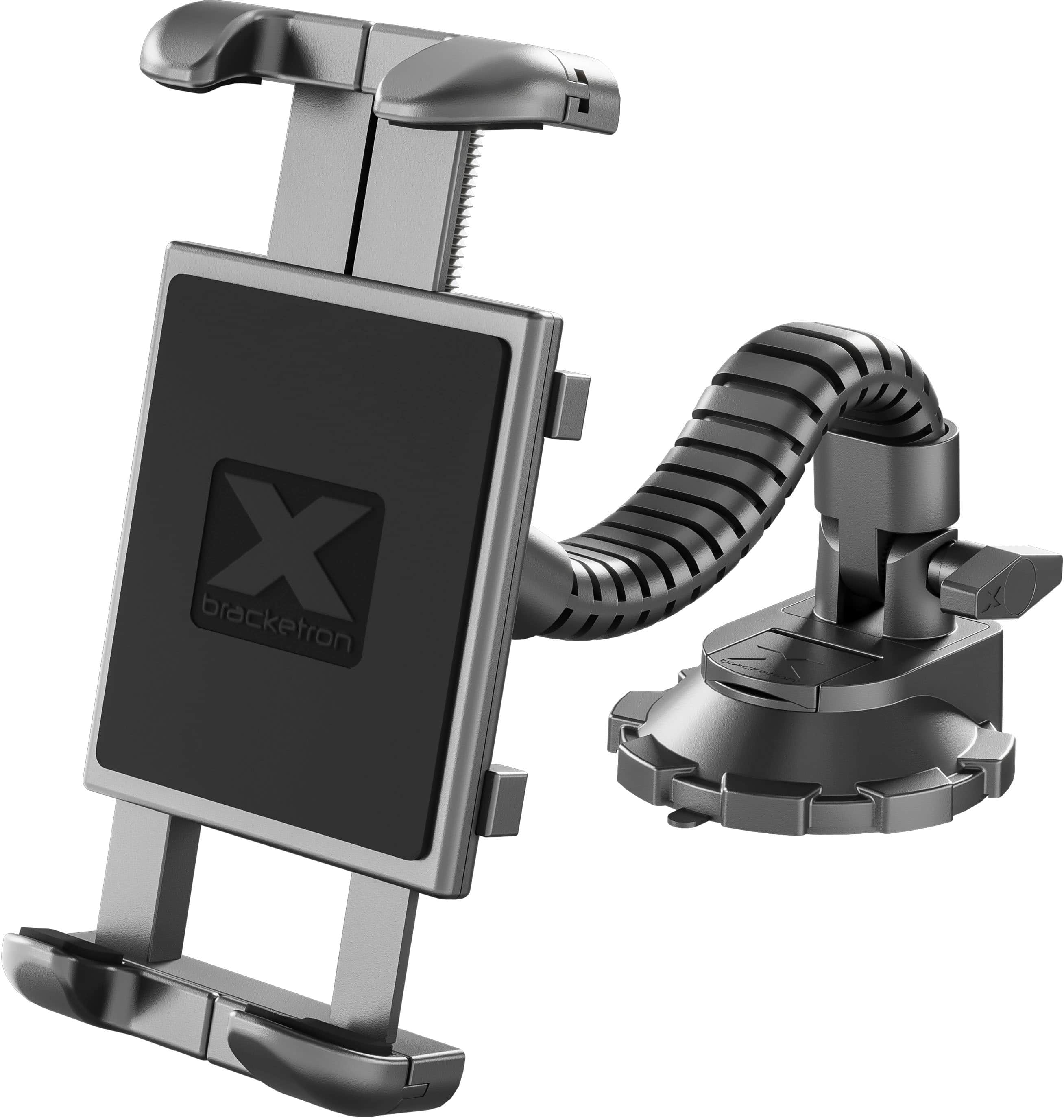 TekGrip mount holding a tablet on a car dashboard
