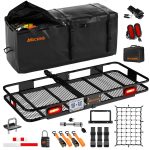 Mockins Cargo Carrier Hitch Mount Basket Heavy Duty 500lbs-0