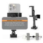 Neewer Dual Phone Tripod Mount Adapter Metal 360 Rotatable-0