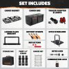 Mockins Cargo Carrier Hitch Mount Basket Heavy Duty 500lbs-8