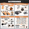 Mockins Cargo Carrier Hitch Mount Basket Heavy Duty 500lbs-6