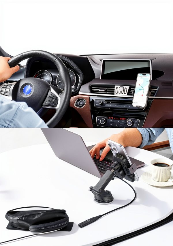 Core Tech Wireless Car Charger Mount Automatic Clamping 15W-6