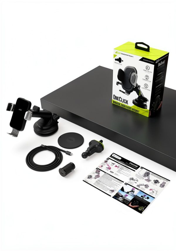 Bracketron Automatic Charging Phone Holder Car Mount Qi-5