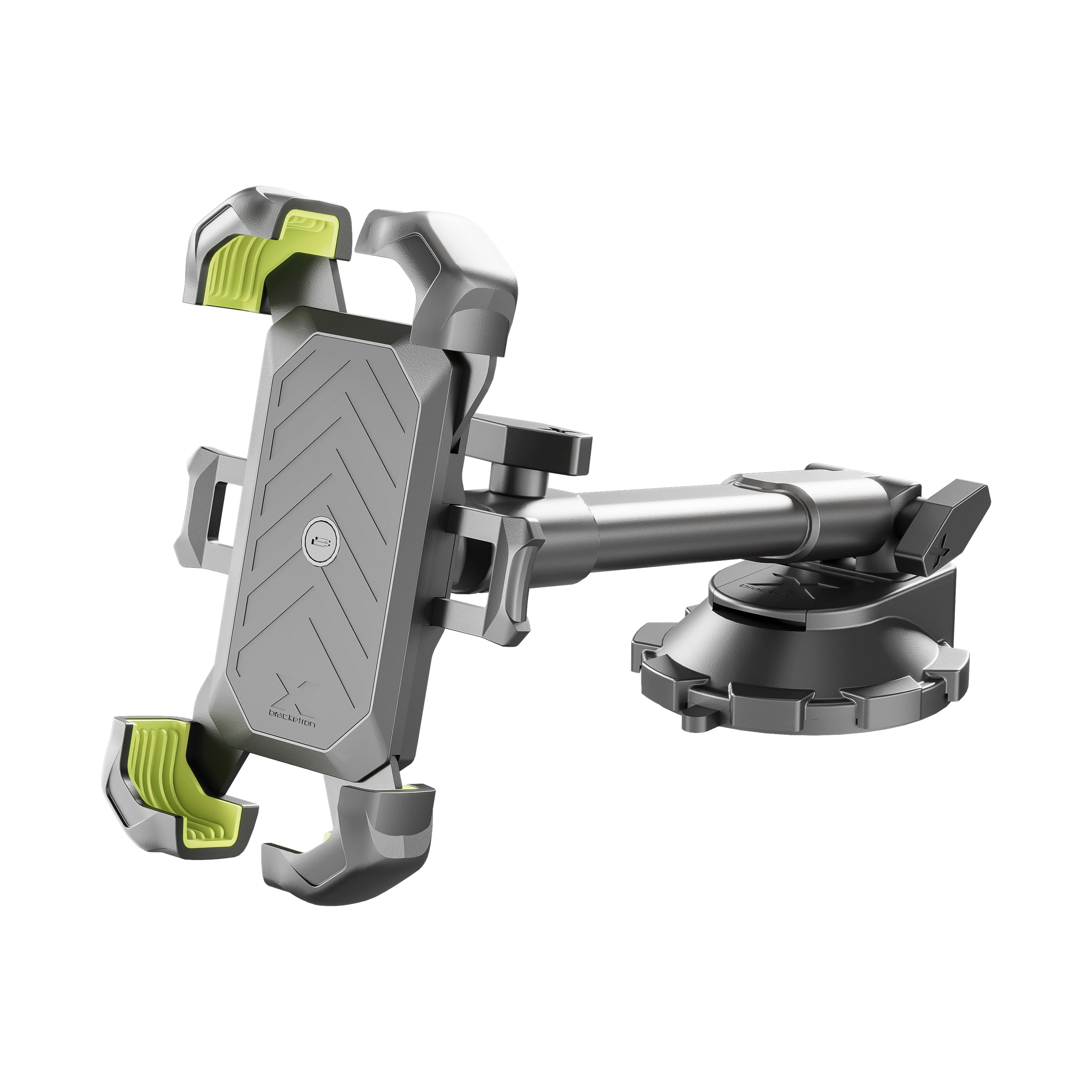 Installing X-Lock heavy duty car phone mount on a car windshield