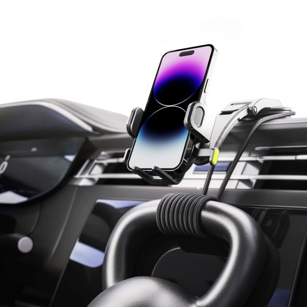 Bracketron OneClick Phone Mount Car Dash Vent Holder-10