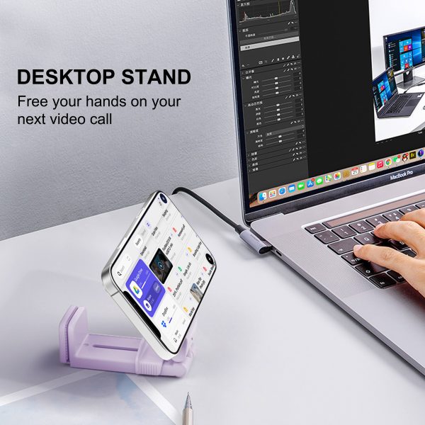 Pavo MagSafe Phone Holder Foldable Travel Mount for iPhone-8
