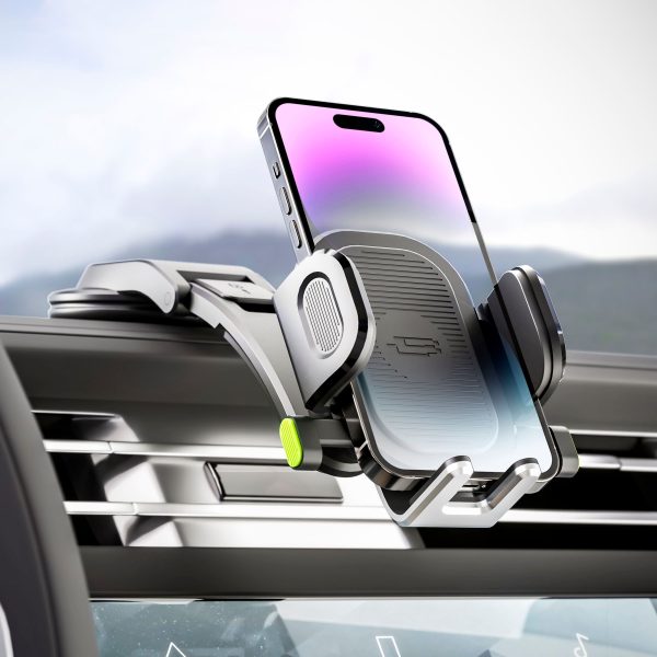 Bracketron OneClick Phone Mount Car Dash Vent Holder-9