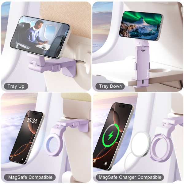 Pavo MagSafe Phone Holder Foldable Travel Mount for iPhone-2