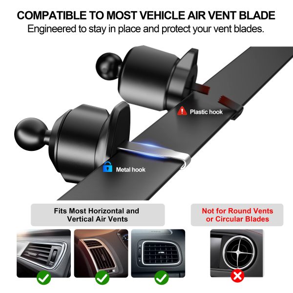 aetos MagSafe Magnetic Air Vent Mount Strong Secure Car-6