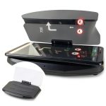 Car HUD Display GPS Projector ABS Material Adjustable Phone-0