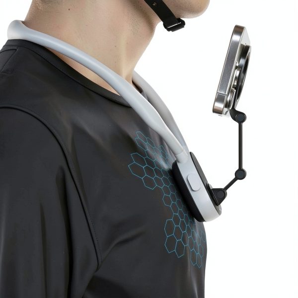 Magnetic Neck Phone Holder Hands Free Vlog Selfie Mount-5