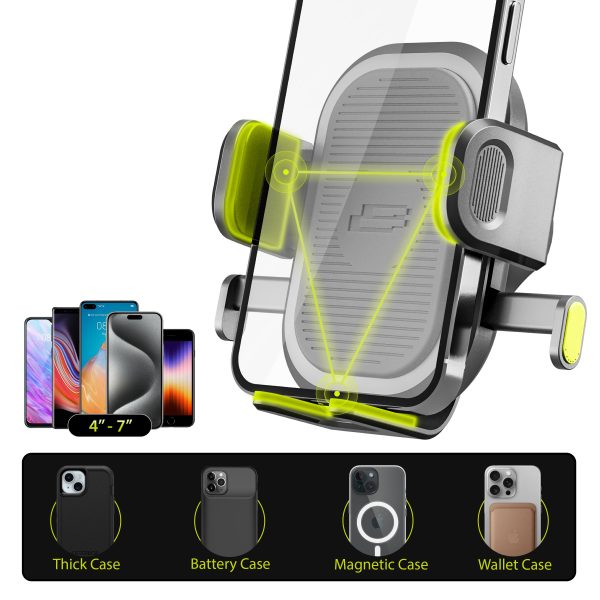 Bracketron OneClick Phone Mount Car Dash Vent Holder-7