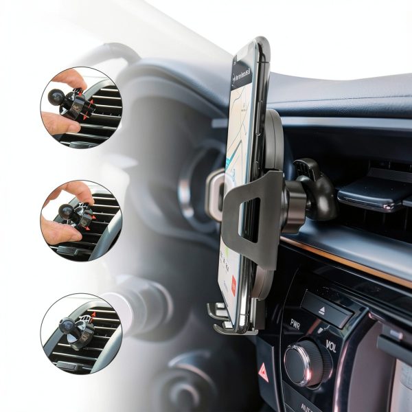 HyperGear 3-in-1 Phone Mount Universal Car Holder Kit-2