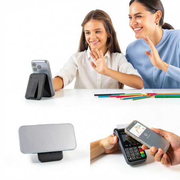 Neewer Magnetic Phone Wallet Card Holder Desk Stand Video-5