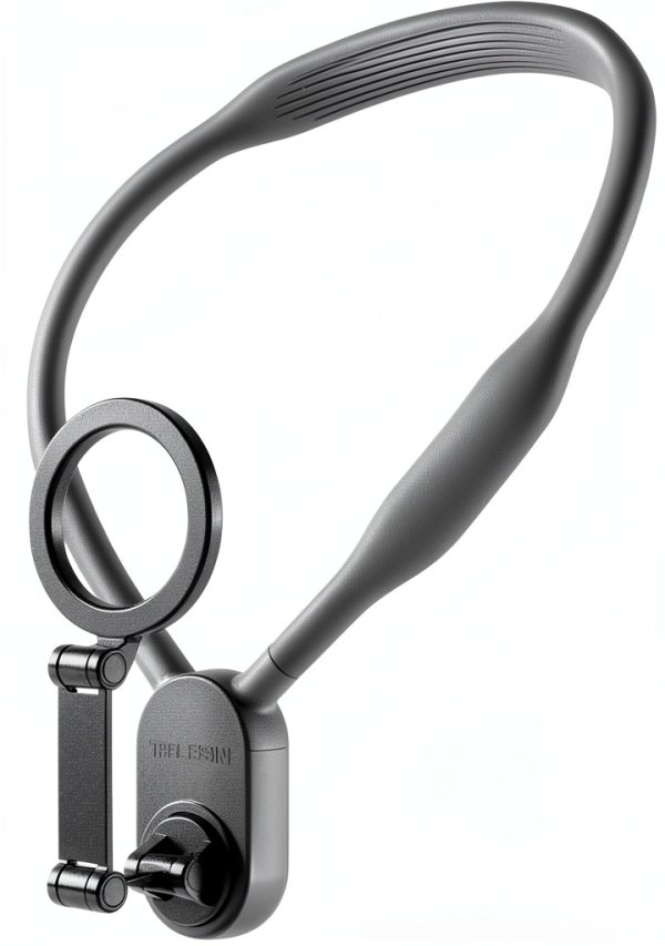 Magnetic Neck Phone Holder Hands Free Vlog Selfie Mount-0