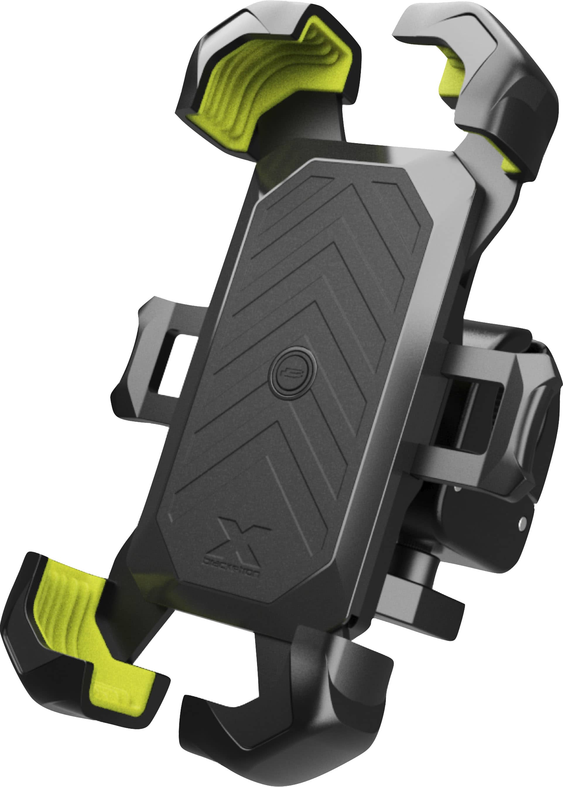 Bracketron X-Lock Handle Bar Mount installed on a bicycle handlebar