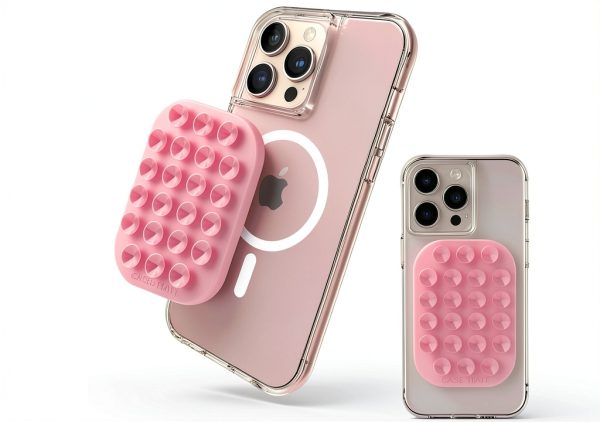 Case-Mate Magnetic Suction Phone Mount Stardust Pink-0