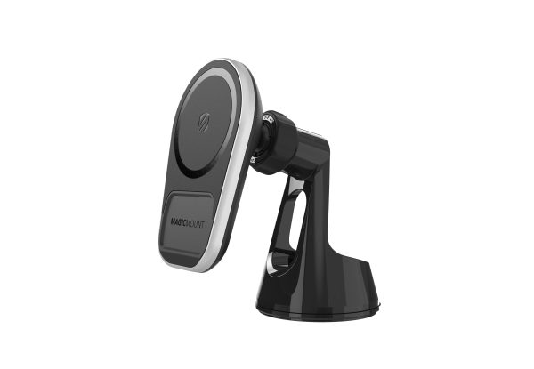 Scosche MagicMount Pro Charge5 Qi Wireless Car Mount Charger-0