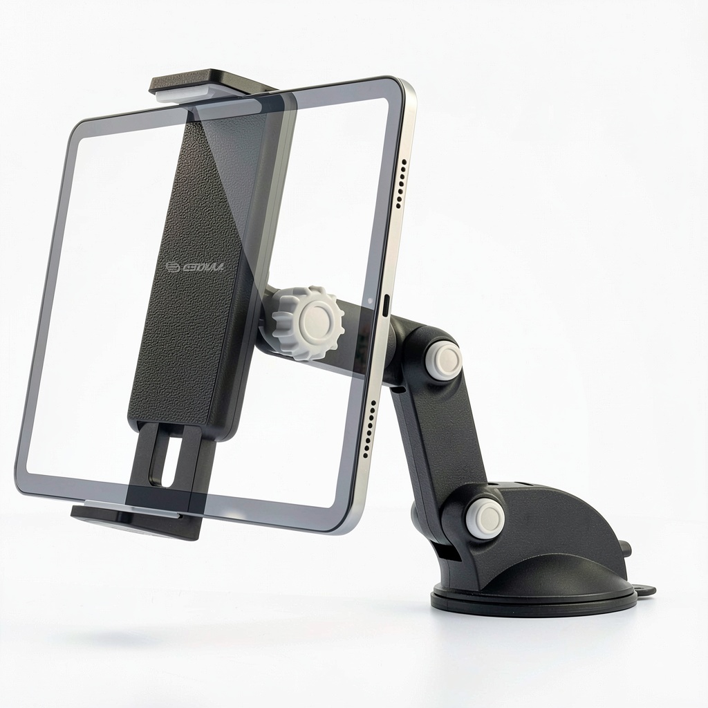 Installing Car Tablet Holder Universal Compatibility Adjustable Angles on a car dashboard