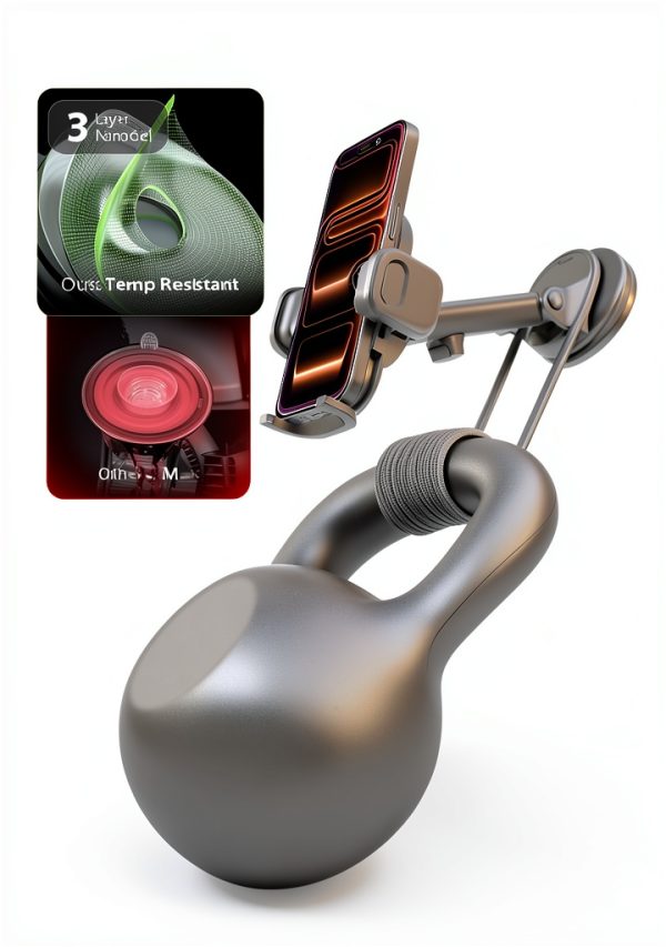 Bracketron TripGrip PRO Car Phone Mount Window Dash Vent-3