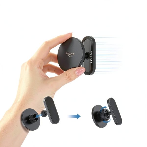 Neewer Magnetic Golf Cart Phone Holder for iPhone Samsung-4