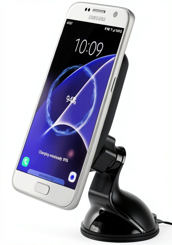 Magnetic Wireless Car Phone Mount by Pavo-1