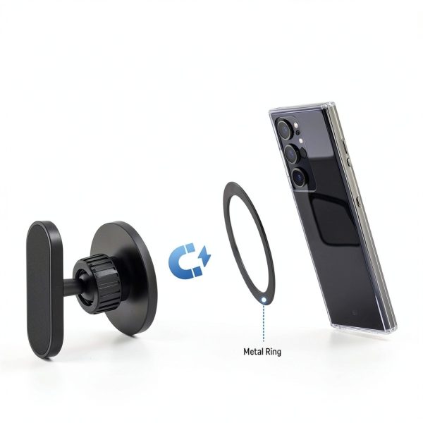 Neewer Magnetic Golf Cart Phone Holder for iPhone Samsung-1