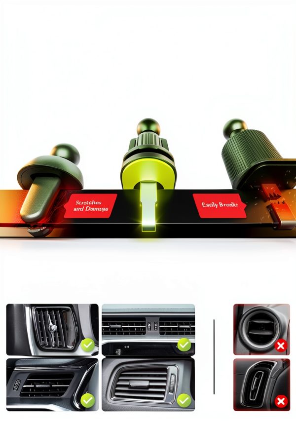 Bracketron MagAlign Vent & Dash Mount Phone Holder-4