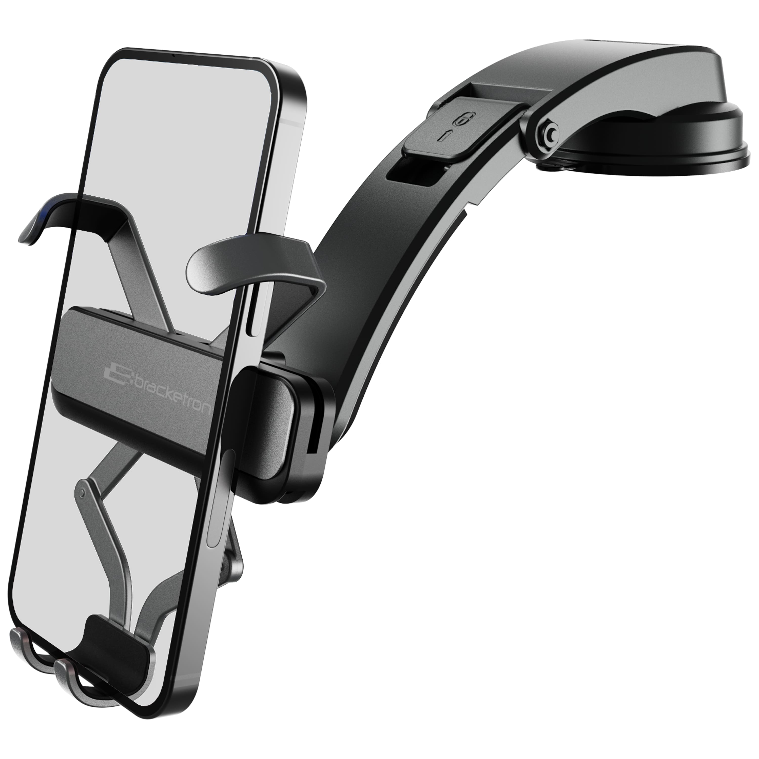 Bracketron AutoGrip Low-Profile Dash Mount on a car dashboard