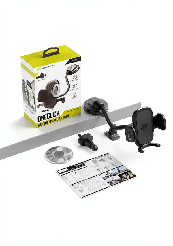 Bracketron Car Phone Mount 7.5" Gooseneck Arm for iPhone-8