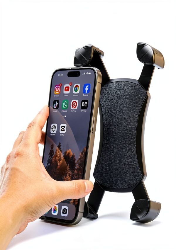 RoadTech Power Cup XL Bottle & Phone Mount with 4‑Port Charger-3