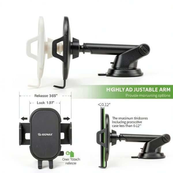 Pavo Dashboard Car Mount with 3M Adhesive Pad Easy to Use-7