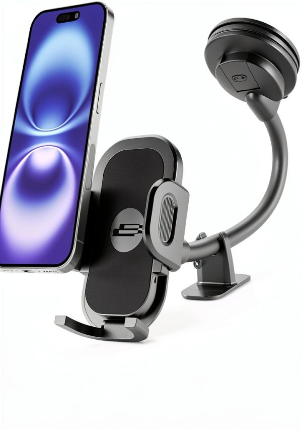 Bracketron Car Phone Mount 7.5" Gooseneck Arm for iPhone-0