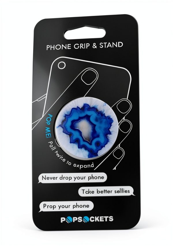 PopSockets Multi-Color PopGrip Phone Holder Mount – Vibrant Tie Dye-0