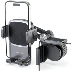 ORNARTO Tesla Phone Mount for Model 3/Y – Anti‑Slip Silicone 360°-0