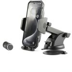 FlexMount 3-in-1 Car Phone Holder Universal Dashboard Windshield Mount-0