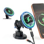 MagSafe Wireless Car Charger for iPhone 12-16 15W Fast Charging Mount-0