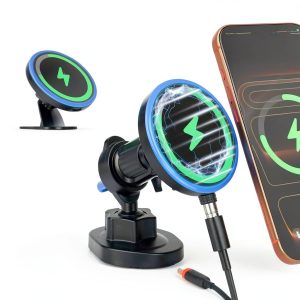 MagSafe Wireless Car Charger for iPhone 12-16 15W Fast Charging Mount-0