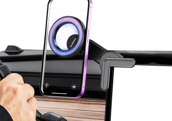 Esoulk Magnetic Car Screen Phone Holder for Tesla Grip Adjustable-0