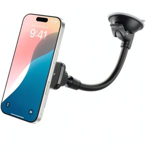 Magnetic Car Phone Holder Extendable Arm 6.7in Universal Mount-0